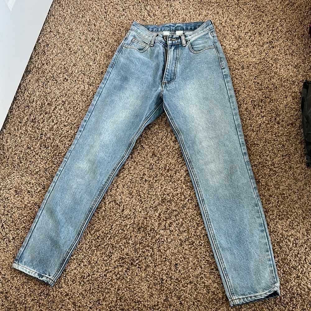 Brandy Melville high rise mom jeans